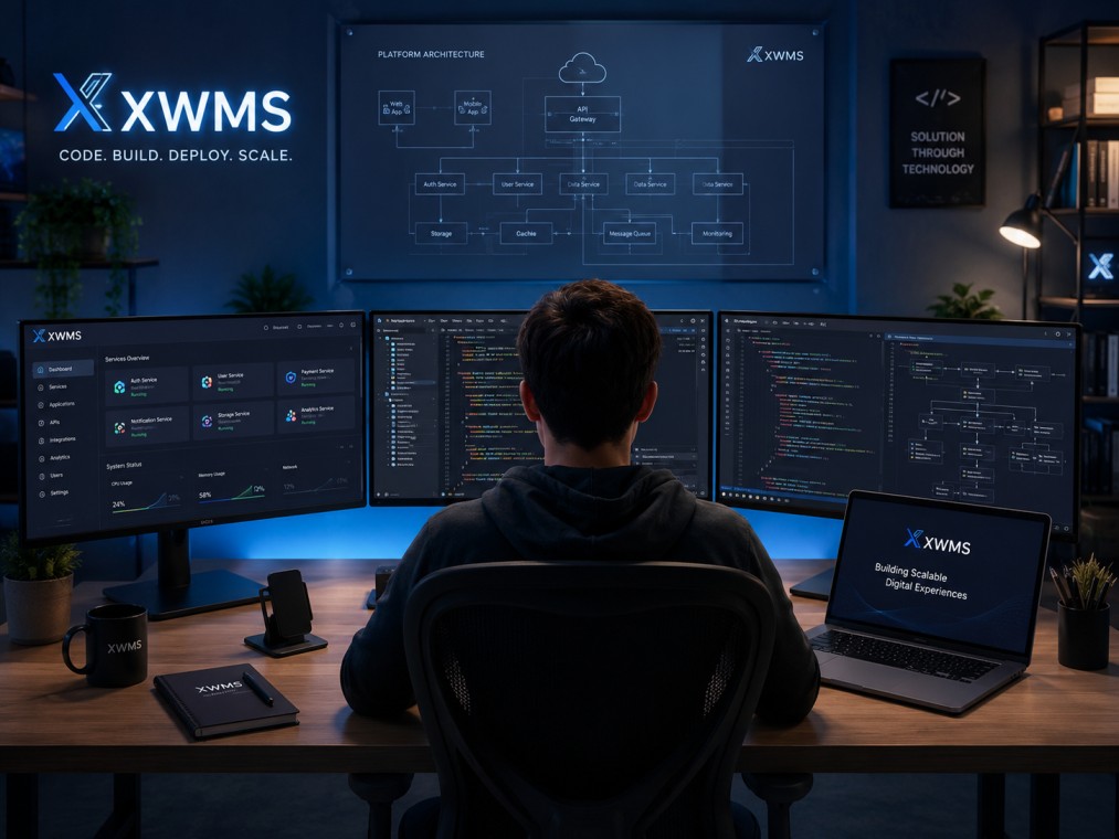 Developer-focused technology environment representing software engineering and platform development TITLE: Software Development