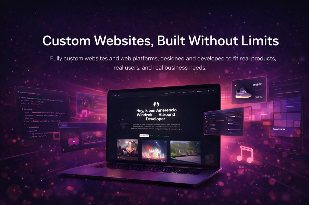 Tailor-Made Websites & Platforms